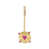Pink Heart Memento Charm