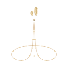 Gold body chain starter set (3-piece)-lightweight, waterproof design for layering over swimwear with effortless luxe.