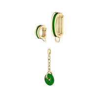 Dorne’s Viva Green Starter Set featuring green stones and gold, blending natural hues with boho coastal style.