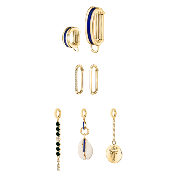 Blue Crush Set | Ocean Blue & Turquoise Jewelry Set display picture 1