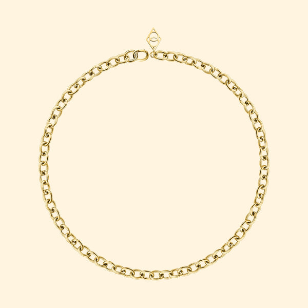 アクセサリー vainon Cable Chain Necklace 48cm 34” Cable Chain | Versatile Jewelry for Water & Style